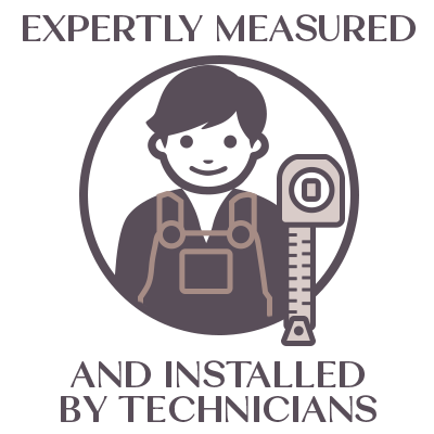 Expertly measured by technicians