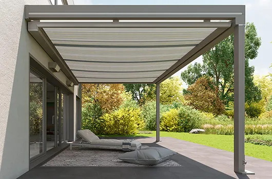 Aurora Designs Weinor Sotezza Conservatory Awnings Canberra: Enhance your conservatory with Weinor Sotezza awnings. German design & Australian-made quality.