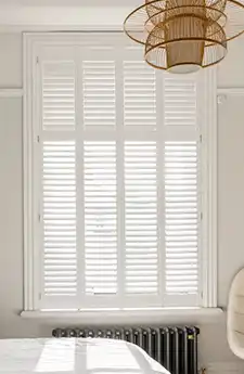 Aurora White Teak Shutters