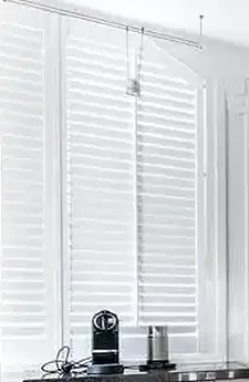 Aurora White Teak Shutters