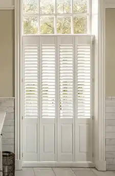 Aurora White Teak Shutters