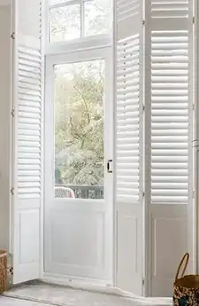 Aurora White Teak Shutters