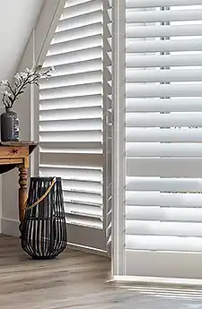 Aurora White Teak Shutters