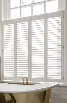 Aurora White Teak Shutters