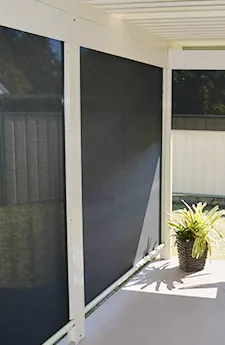 Canberra outdoor space with multi-stop awnings